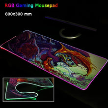 Load image into Gallery viewer, 800x300 Big Large LED RGB Lighting Gaming Mousepad
